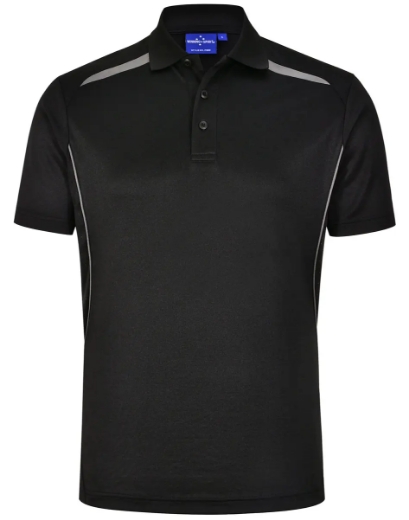 Picture of Winning Spirit, Mens Contrast SS Polo.